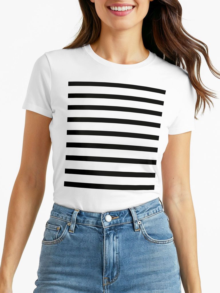 Damen T-Shirt - Gitterstäbe Gefängnis - Fasching Karneval Ersatz Verkleidung Last Minute Kostüm Funshirt Moonworks