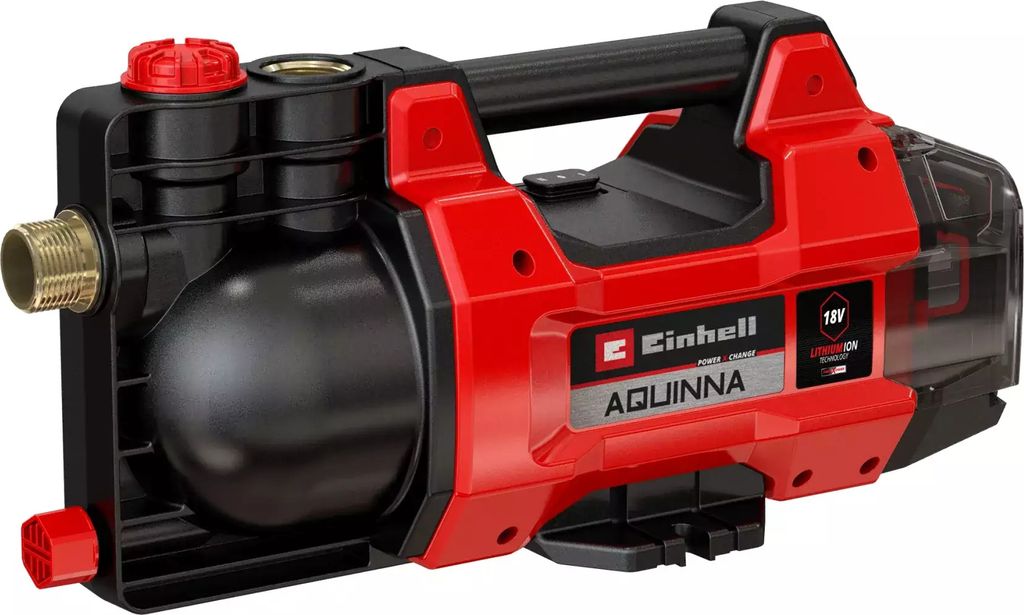 Einhell AQUINNA 18/28, Bateria, 2,5 bar, 2800 l/h, Czarny, Zdjęcie produktu 