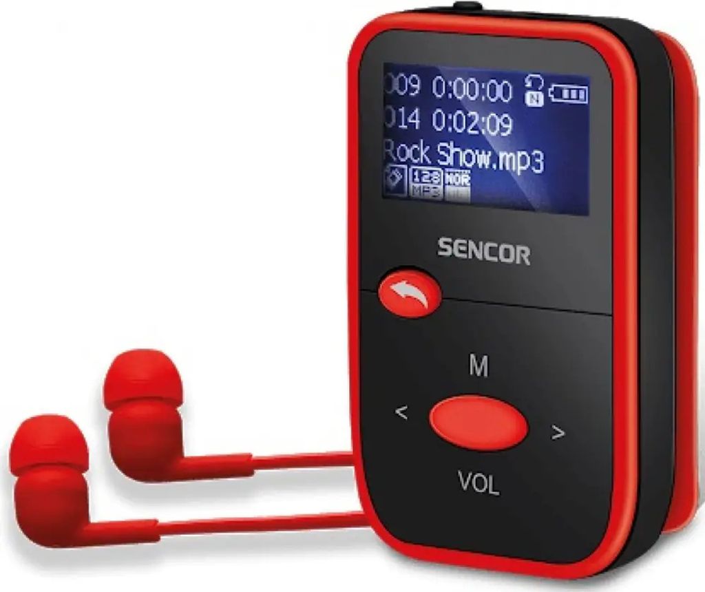 Sencor SENCOR SFP 4408RD MP3 PLAYER 8GB, FM Immagine del prodotto 