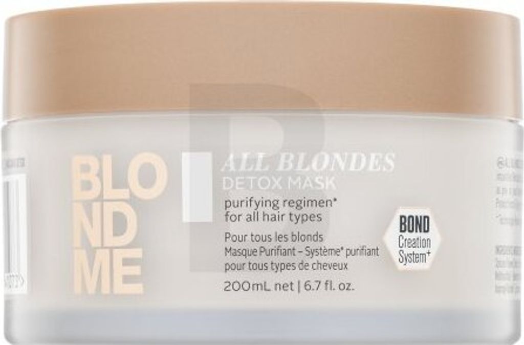 Schwarzkopf Professional BlondMe All Blondes Detox Mask kräftigende Maske für blondes Haar 200 ml