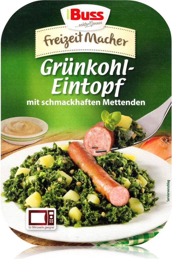 Buss Freizeitmacher Grünkohl-Eintopf mit Mettenden Produktbild 