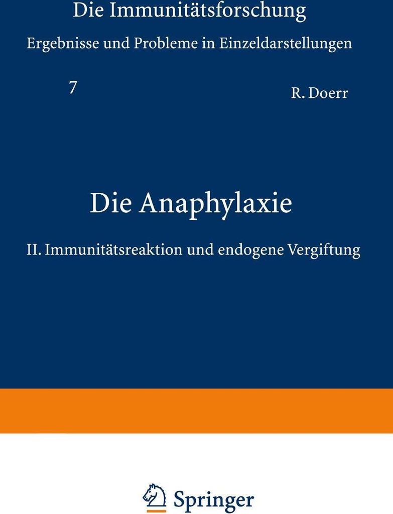 Die Anaphylaxie