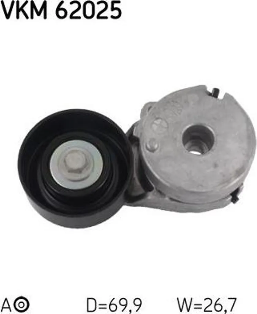 SKF VKM 62025 Galet Tendeur de Courroie 7701065089 pour Renault et Nissan