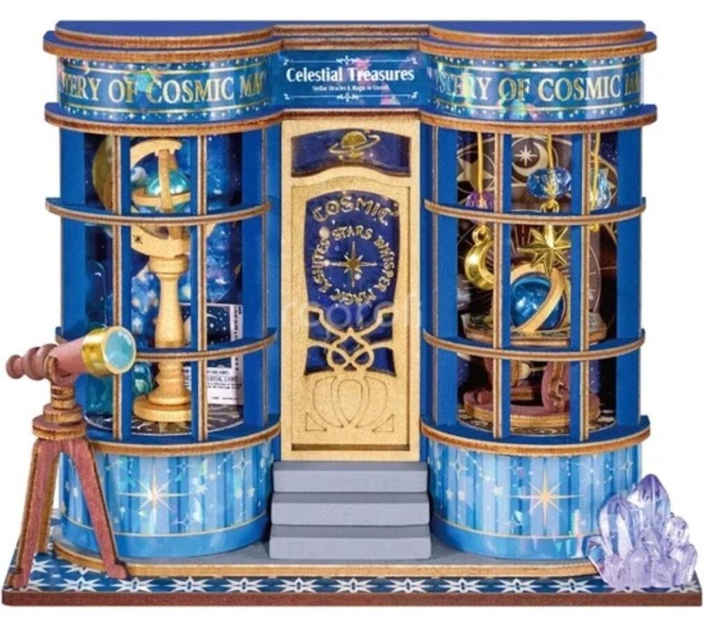 3D-Puzzle Minihäuschen Magic Astronomy Shop, RoLife, 85 Produktbild 