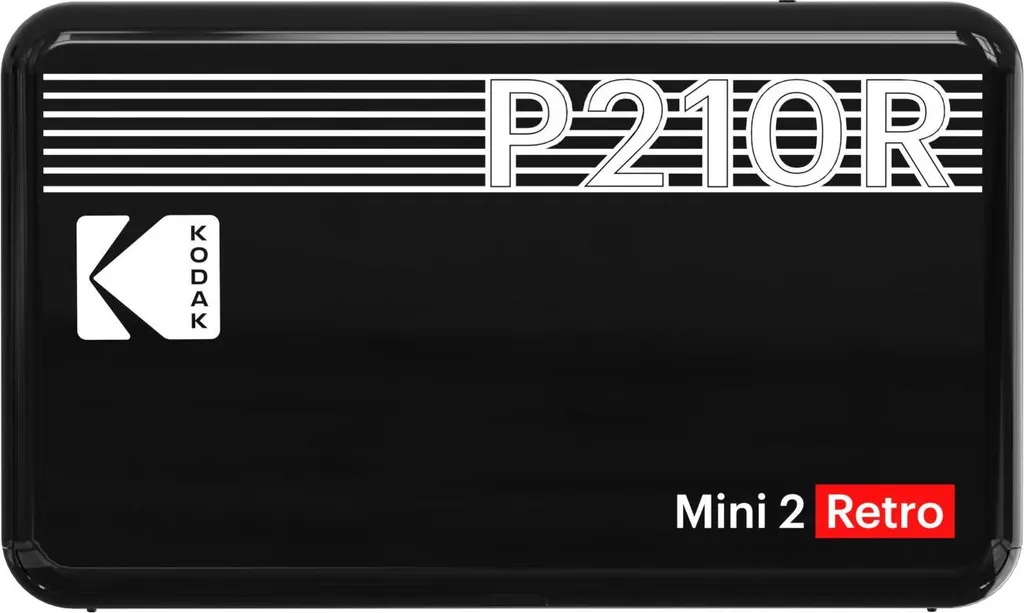Stampante Foto Smartphone Kodak P210RYWB Retro 4PASS Nera Bluetooth