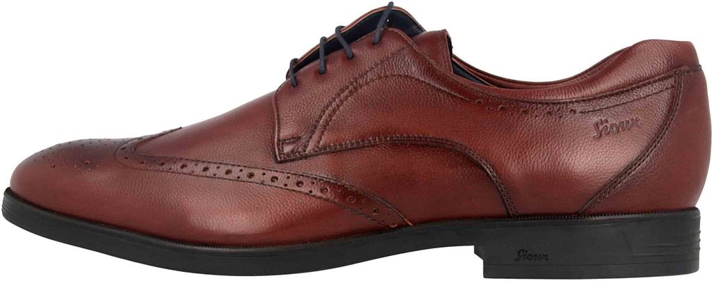 Sioux Forkan-XL Halbschuhe in Übergrößen Braun 34351 große Herrenschuhe