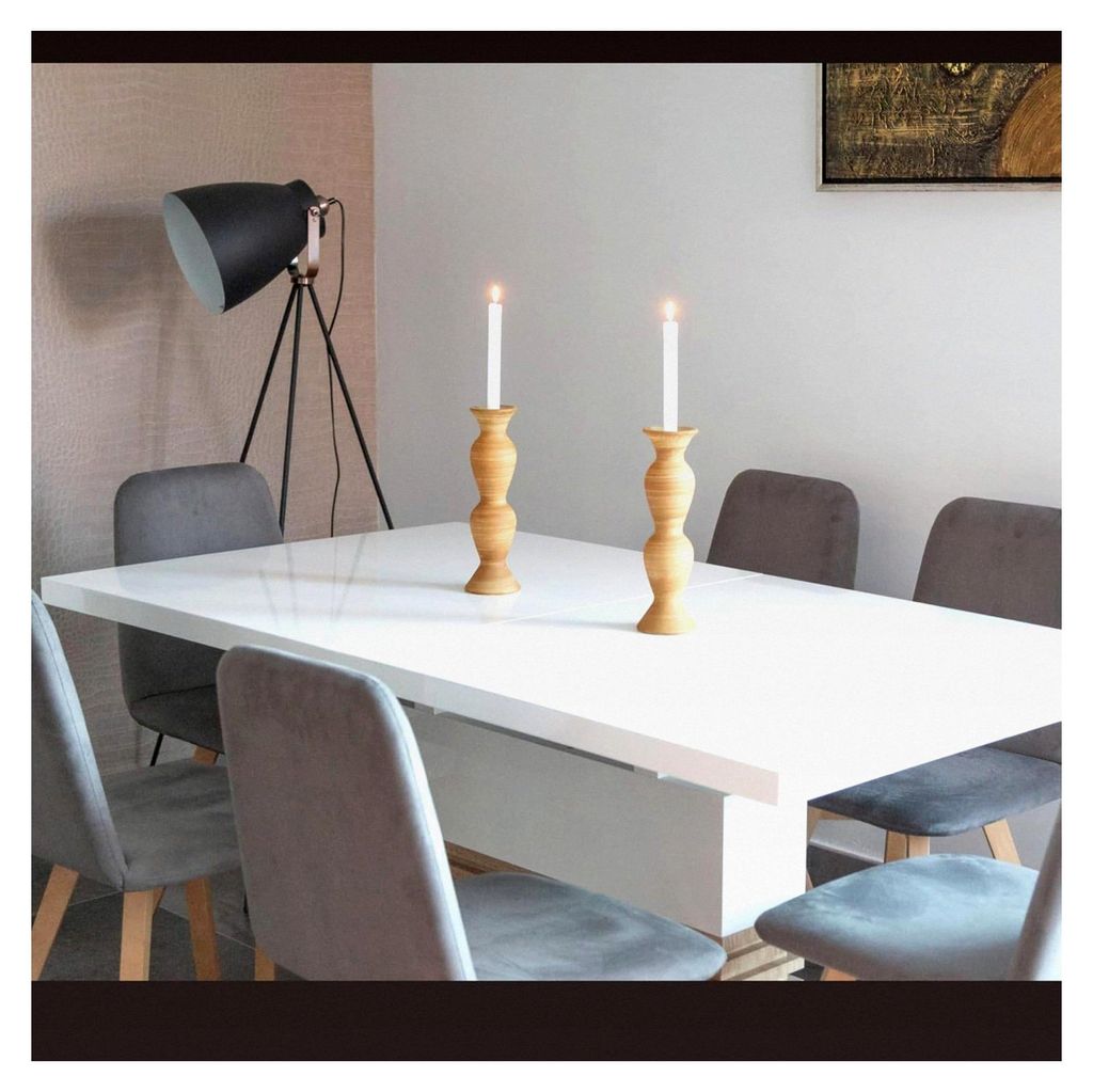 Packung mit 4 weißen Paraffin-Kerzen für Nachbildungation, Rituale oder Stromausfälle, lange Brenndauer, stabile Flamme