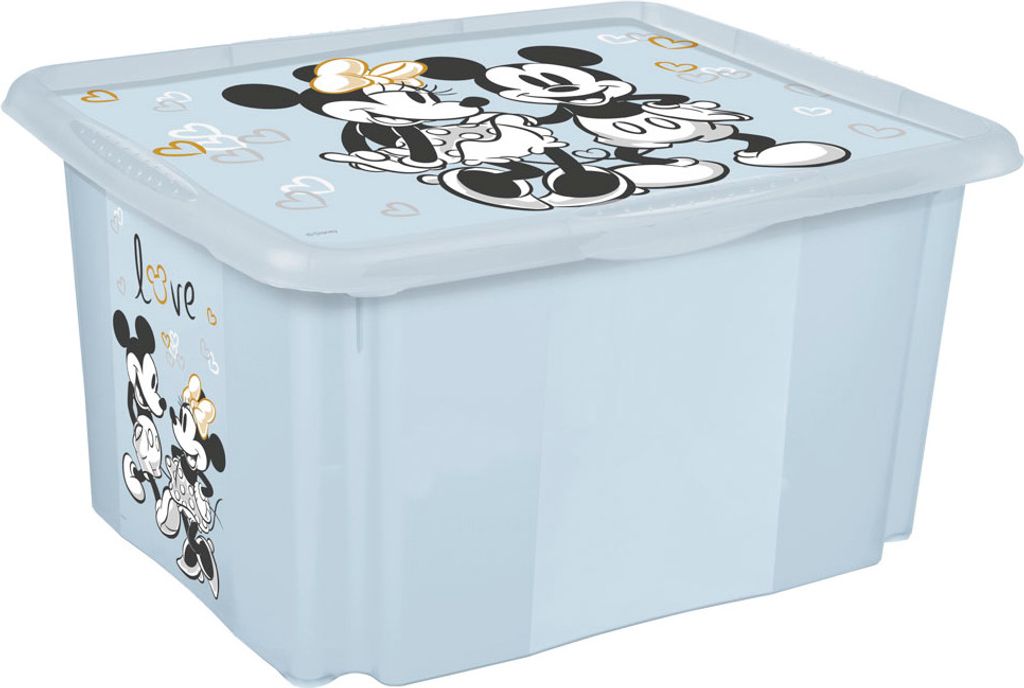 KEEEPER Úložný box s víkem velký "Mickey", Modrá II Obrázek produktu 