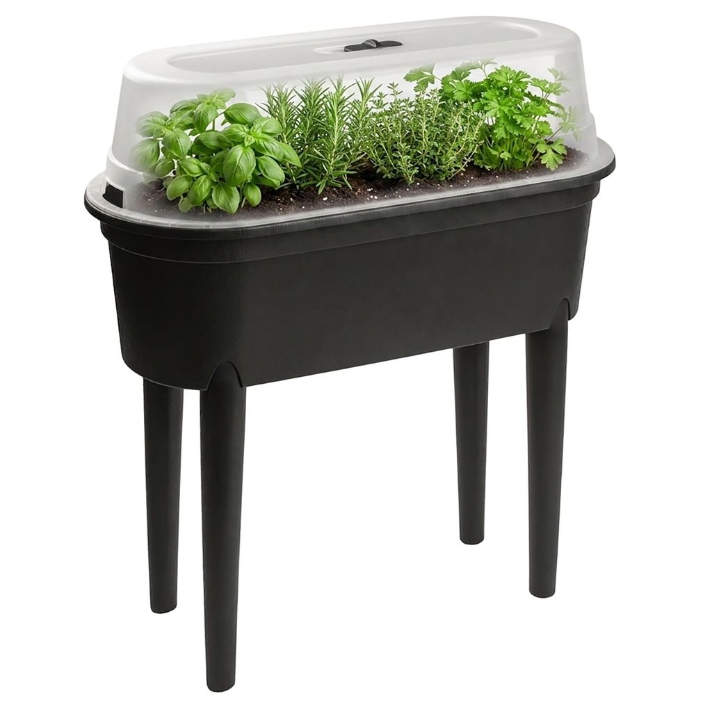 Serra di propagazione su gambe - circa 78x40x83 cm - Letto Immagine del prodotto 