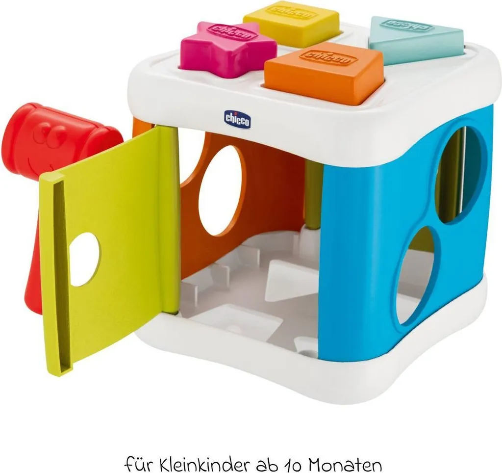 Jouet Éveil Bébé Smart2Play Chicco Cube de Tri Formes Géométriques 2en1 - 6