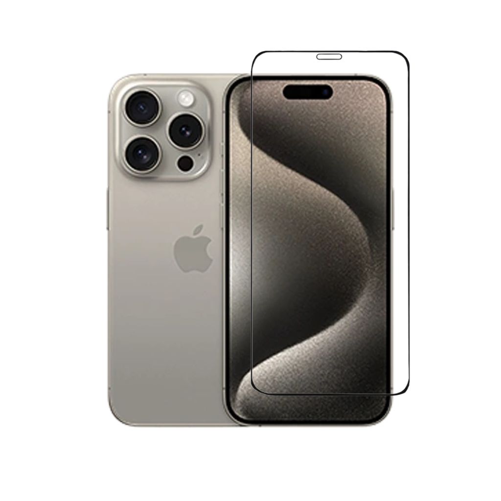 Folia pancerna – osłona ekranu do iPhone'a 15 Pro, szkło Zdjęcie produktu 