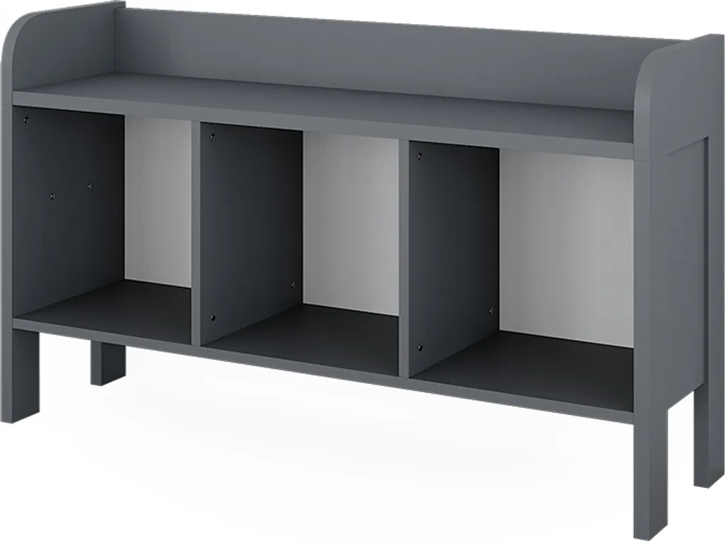 Meuble de rangement enfant Vitalispa Ajaton gris pour livres et jouets