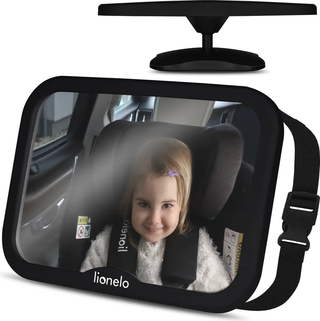 Specchietto Auto Bambini Lionelo Sett | Grande Vista e Anti-Urti