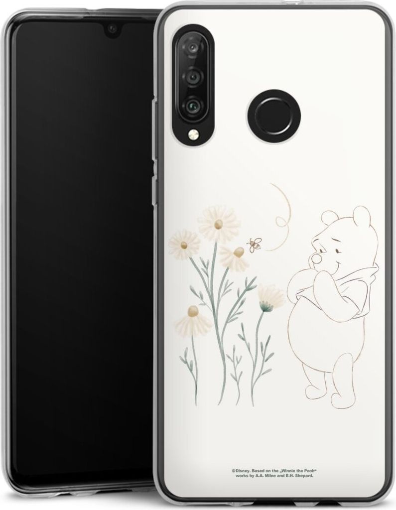 DeinDesign Handyhülle für Huawei P30 Lite New Edition Silikon Hülle Case Smartphone Schutzhülle Biene Disney Winnie Puuh