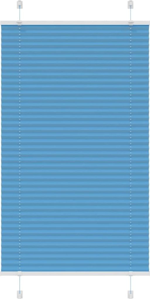 (Robust Möbel)Plissee - modernes Design - Sichtschutz/Lichtschutz - Blau 75x150cm Stoffbreite 74,4cm Polyester NEU889382 - Rollos