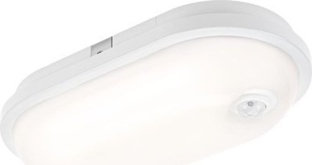 Spectrum LED Außenleuchte Wandlampe Weiß oval IP54 20W Produktbild 9