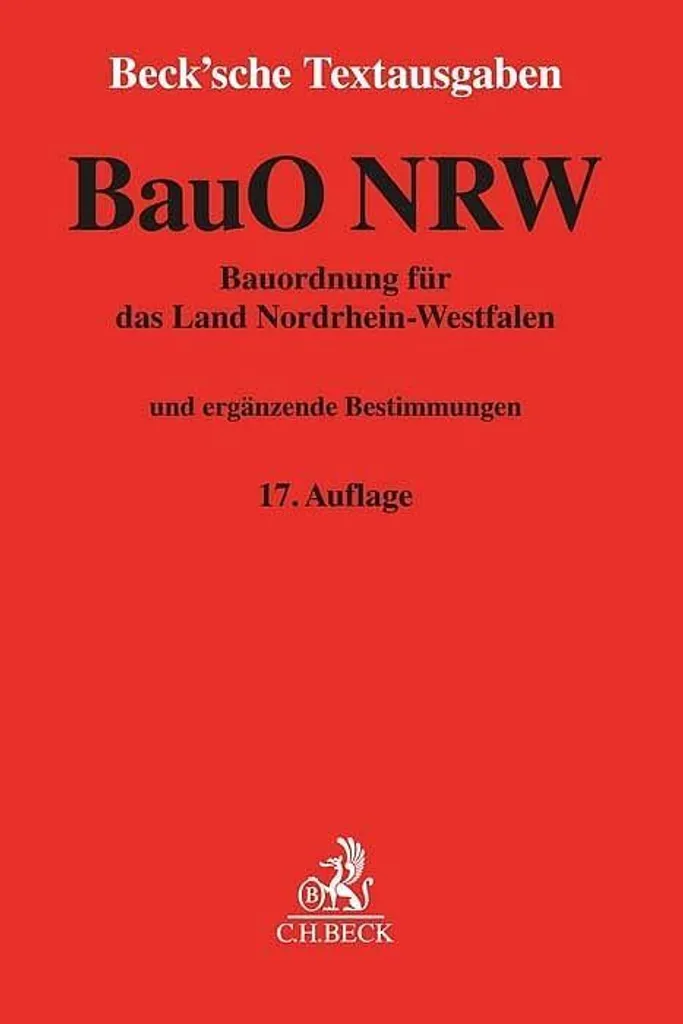 Bauordnung NRW - Règlement de construction Rhénanie-du-Nord-Westphalie