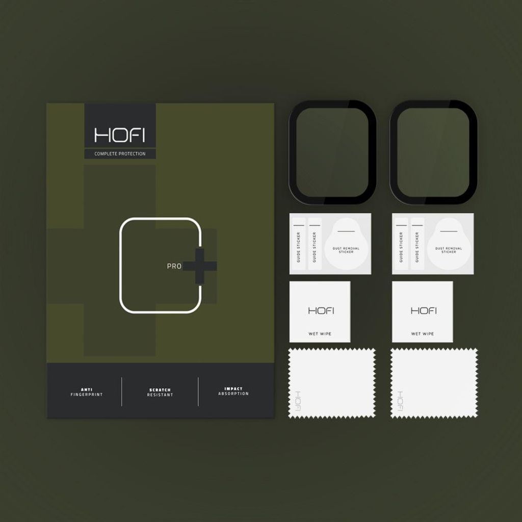 Hofi Hybrid Pro+ 2-Pack Apple Watch 10 (46 Mm) Nero Immagine del prodotto 
