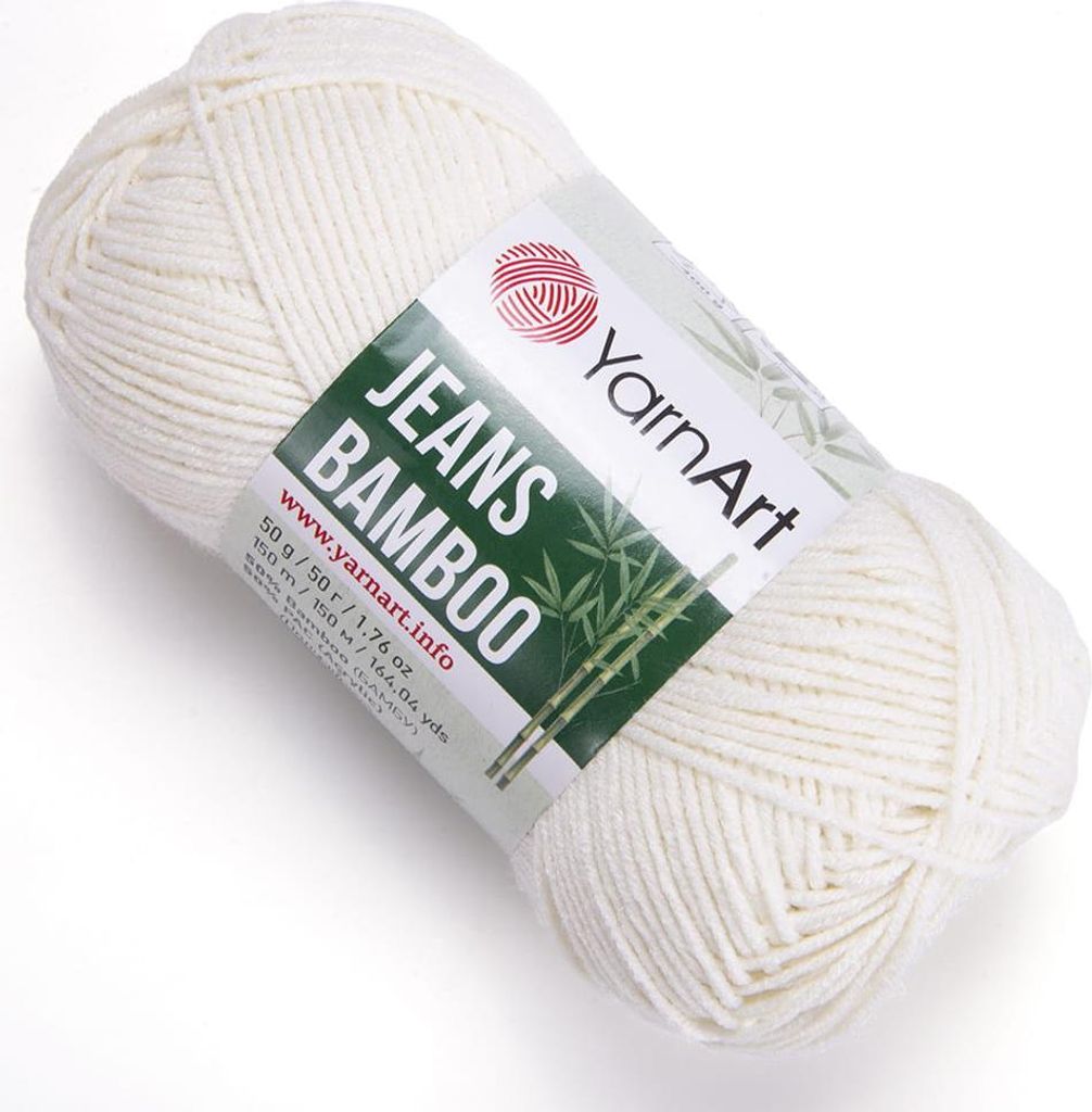 Yarn Art Jeans Bamboo 102 Off White Strickgarn