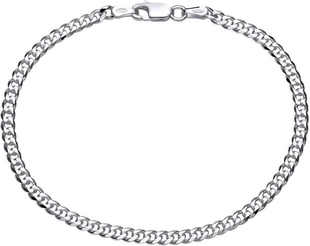 JEWLIX Uni Panzerarmband aus 925er Silber 3mm (Länge 23cm) PA0030