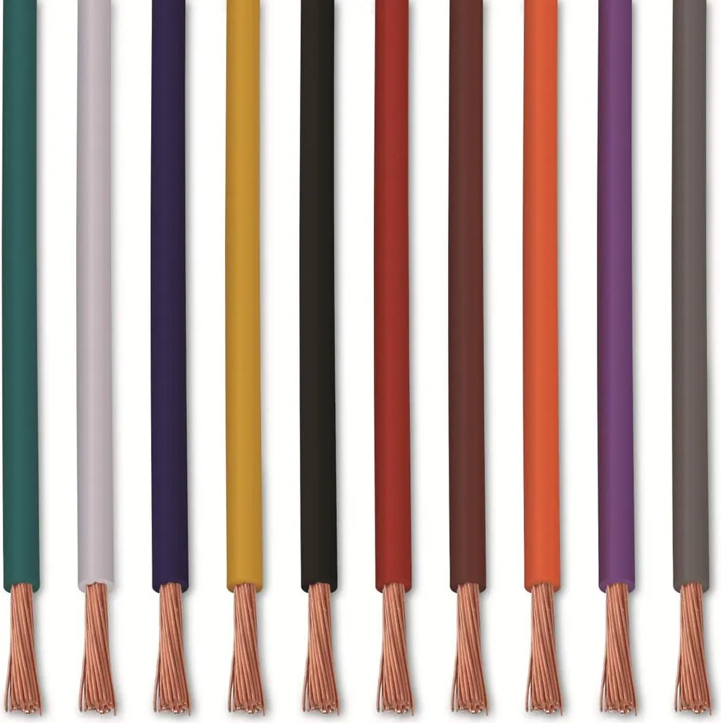 Fils de câblage pour électronique Quadrios 22CW006 1.0 mm² Multicolores