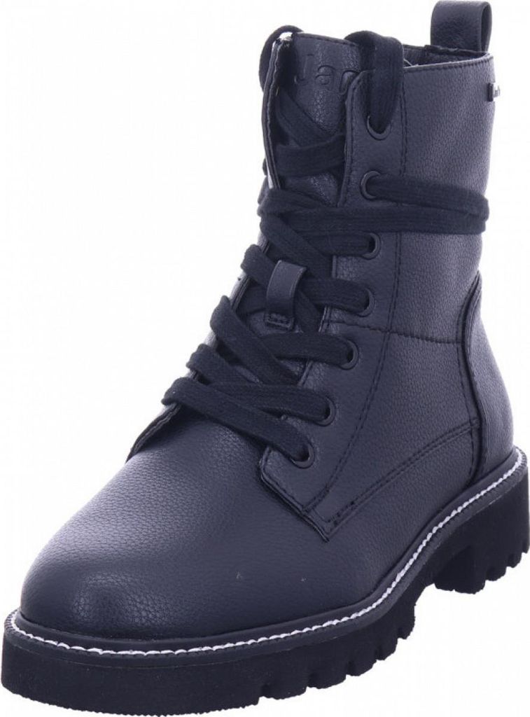 Jana Damenschuhe Stiefel Schnürer Schnürstiefel Schwarz Freizeit, Schuhgröße:37 EU