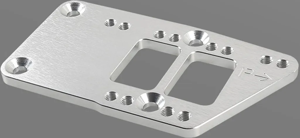 Kit Conversione Motore LS1 Argento Billet - Adattatori Piastre Chevy - 2