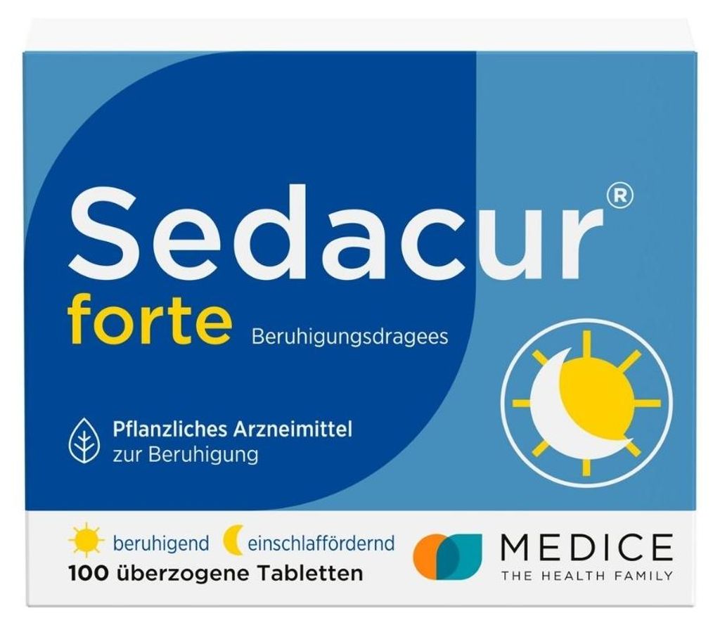 Sedacur forte Beruhigungsdragees einschlaffördernd, 100 St. Produktbild 