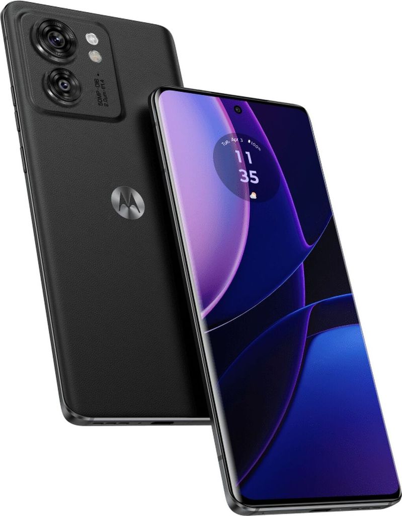 edge40 8GB + 256GB Eclipse Black Smartphone Produktbild