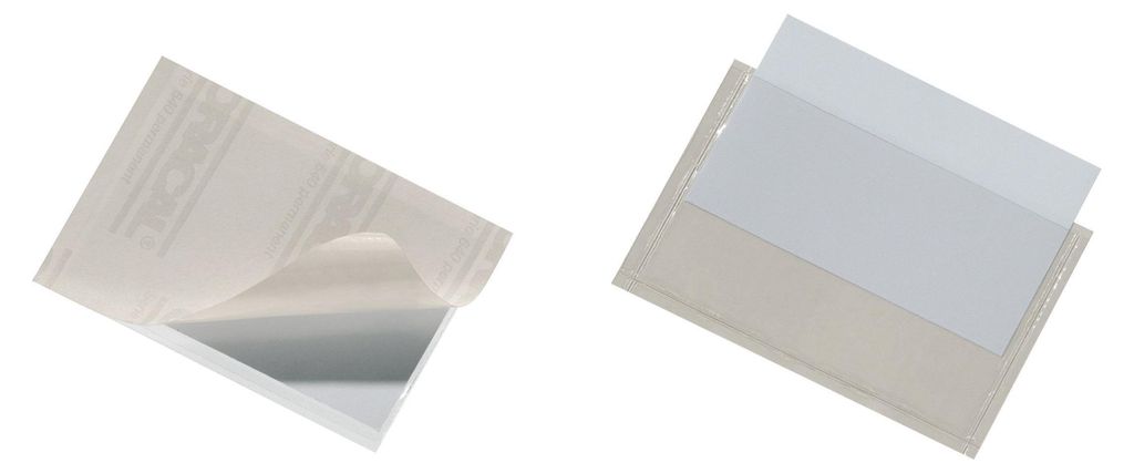 DURABLE Selbstklebetasche 90x57mm, Pg. à 100, 829319 Produktbild 