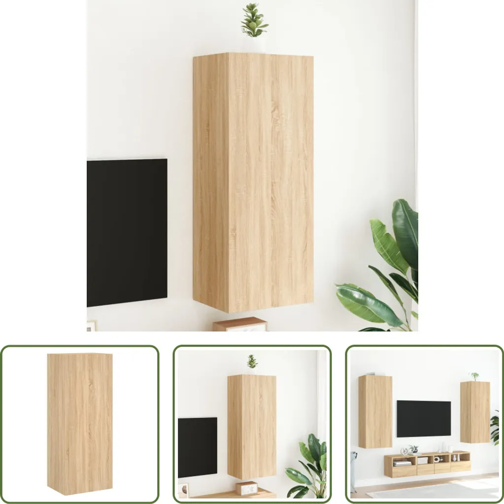 Mobile TV Sospeso Rovere Sonoma 102cm | Design Living Contemporaneo