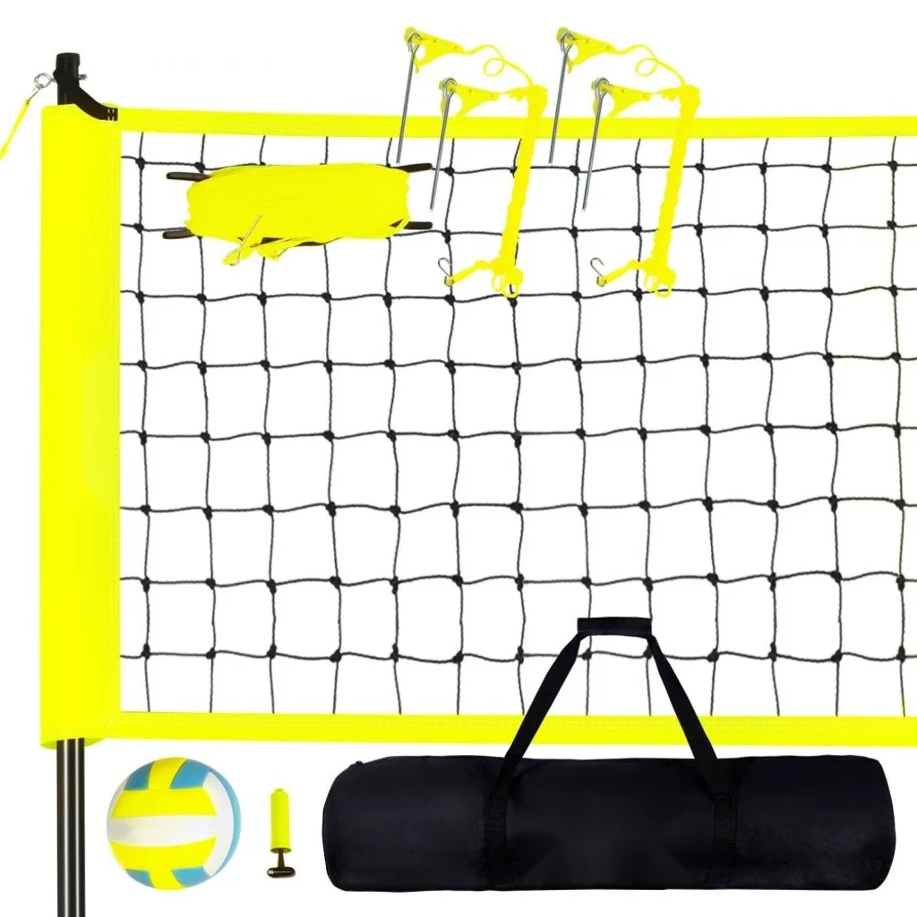 Rete Volley Portatile 'Ready-to-Go' - Kit Spiaggia e Avventura
