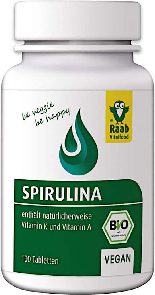 Raab Vitalfood Spirulina Tabletten | 200 Tabletten