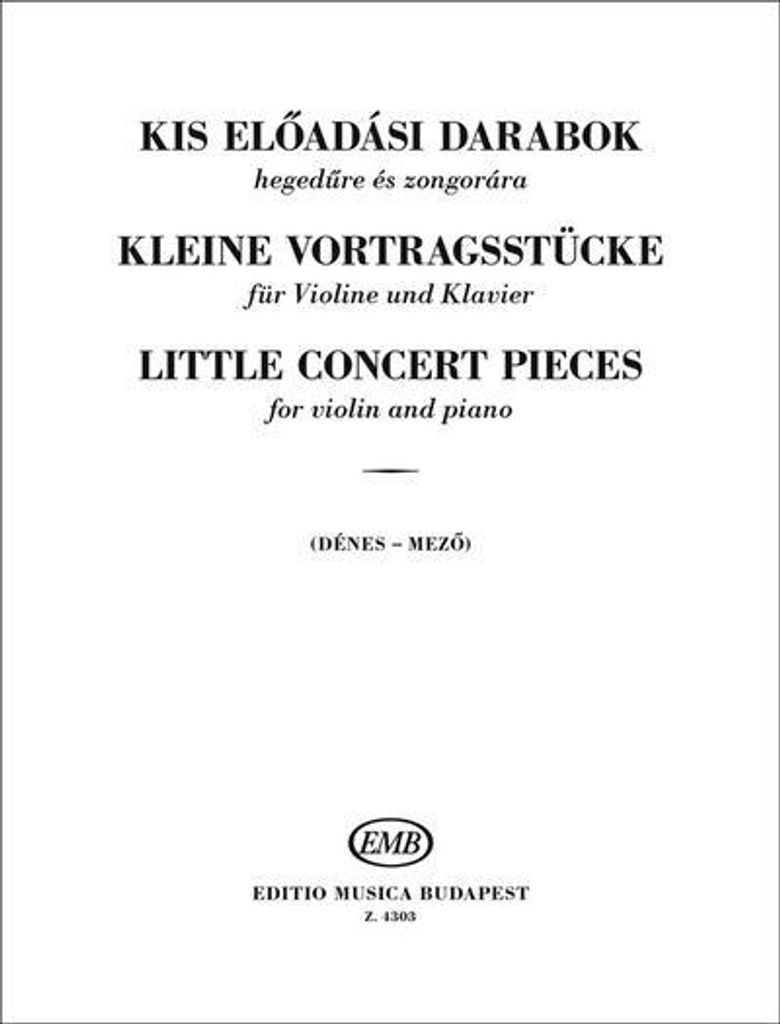 Kleine Vortragsstückefür Violine und Klavier