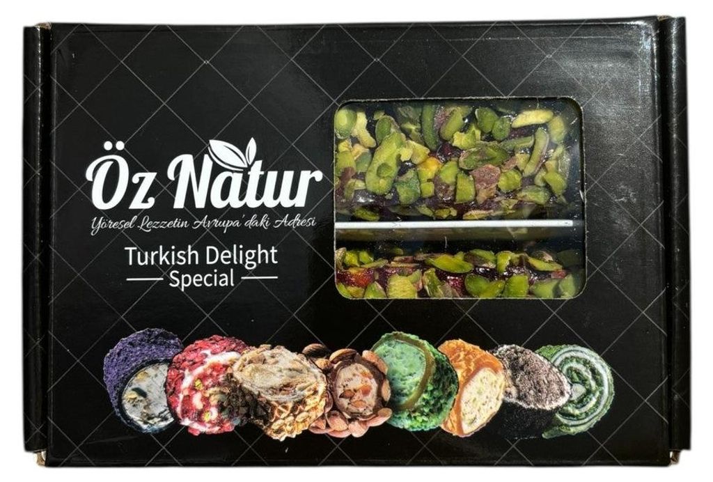 Öz Natur | Turkish Delight Pistazien und Granatapfel 500g Produktbild 