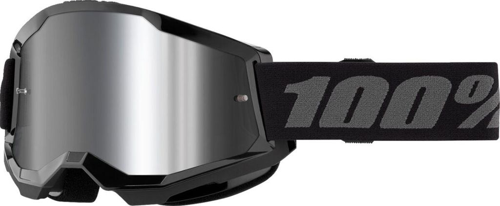 100percent Strata 2 Brille Durchsichtig,Schwarz Mirror Produktbild 