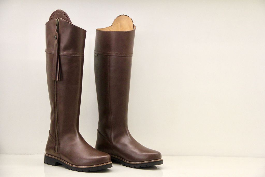 Bronco WATERPROOF - DENALI Stiefel, Reitstiefel in zwei Farben, Farbe:Braun, Größe:39S