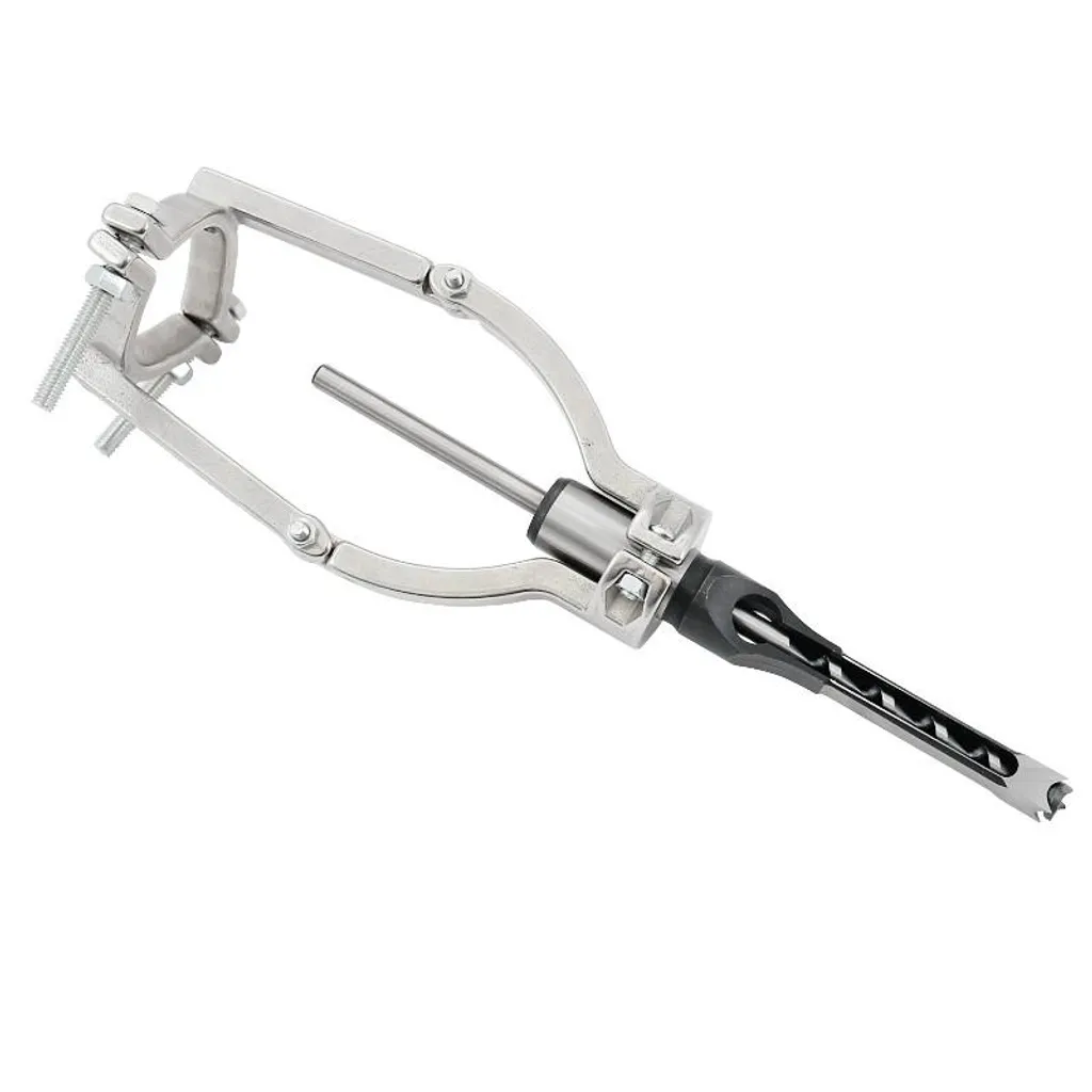 Kit adaptateur pour mortaiseuse sur perceuse et forets carrés réglable - 3