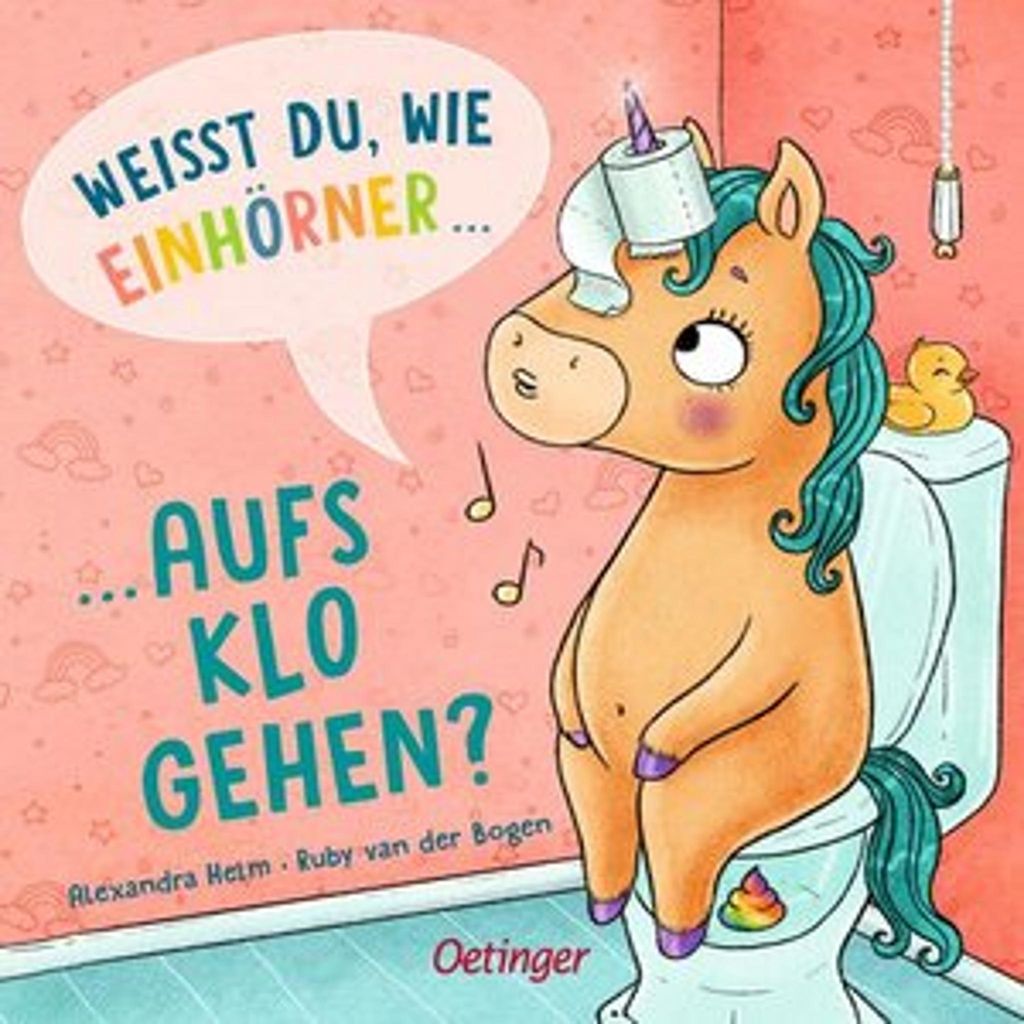 Weißt du, wie Einhörner aufs Klo gehen? Produktbild 