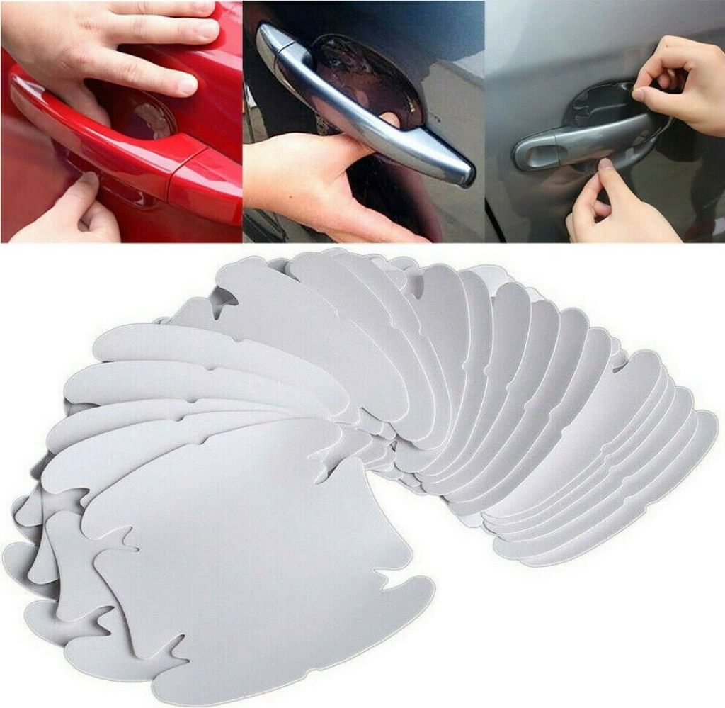2er Set Lackschutzfolie für Auto Türgriffe | 2 Stück Lackschutzfolien für KFZ Türmulden | Universal Griffschalen Folienset gegen Kratzer für ...