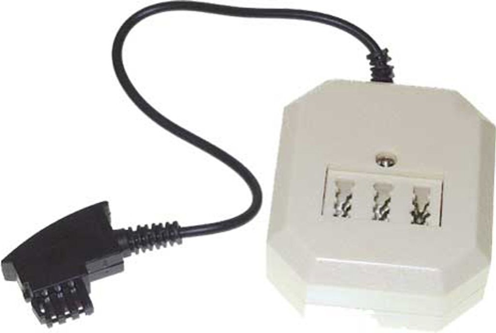 shiverpeaks BASIC-S Telefon Adapter TAE F Stecker Produktbild 