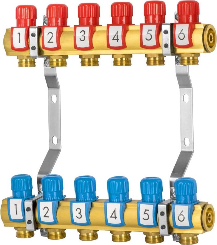 Verteiler Mit Steuerventilen 4 Kreise