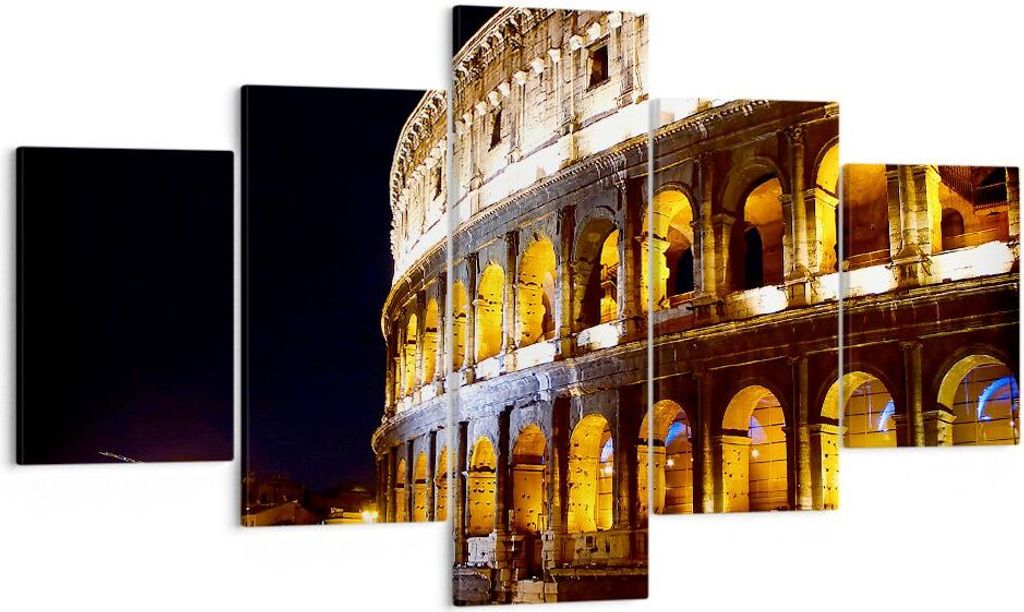 Bild auf Leinwand - Leinwandbild - Coloseum Rom Architektur Produktbild 