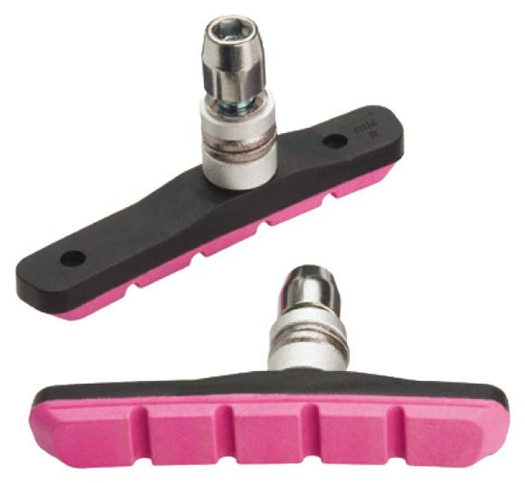 Patins De Frein Vtt Rose - Freinage Sportif Fiable - Image du produit 