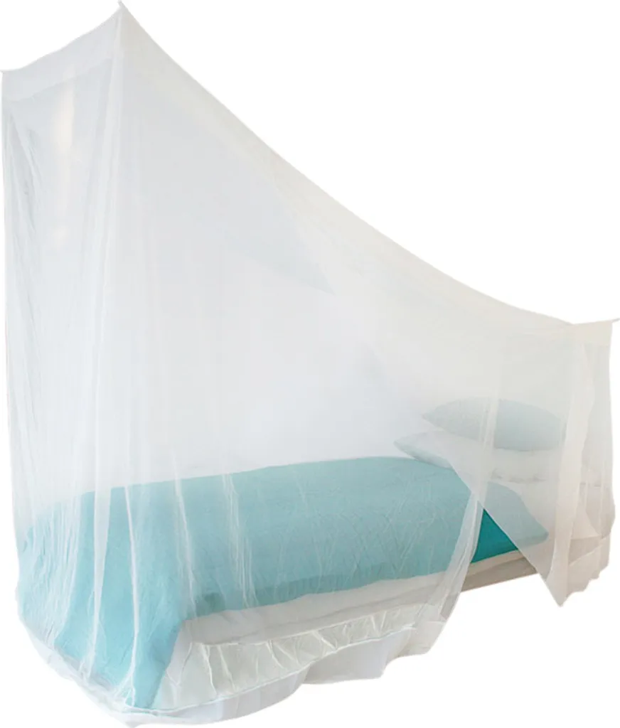 Moustiquaire de lit asymétrique blanche Deconet pour la chambre