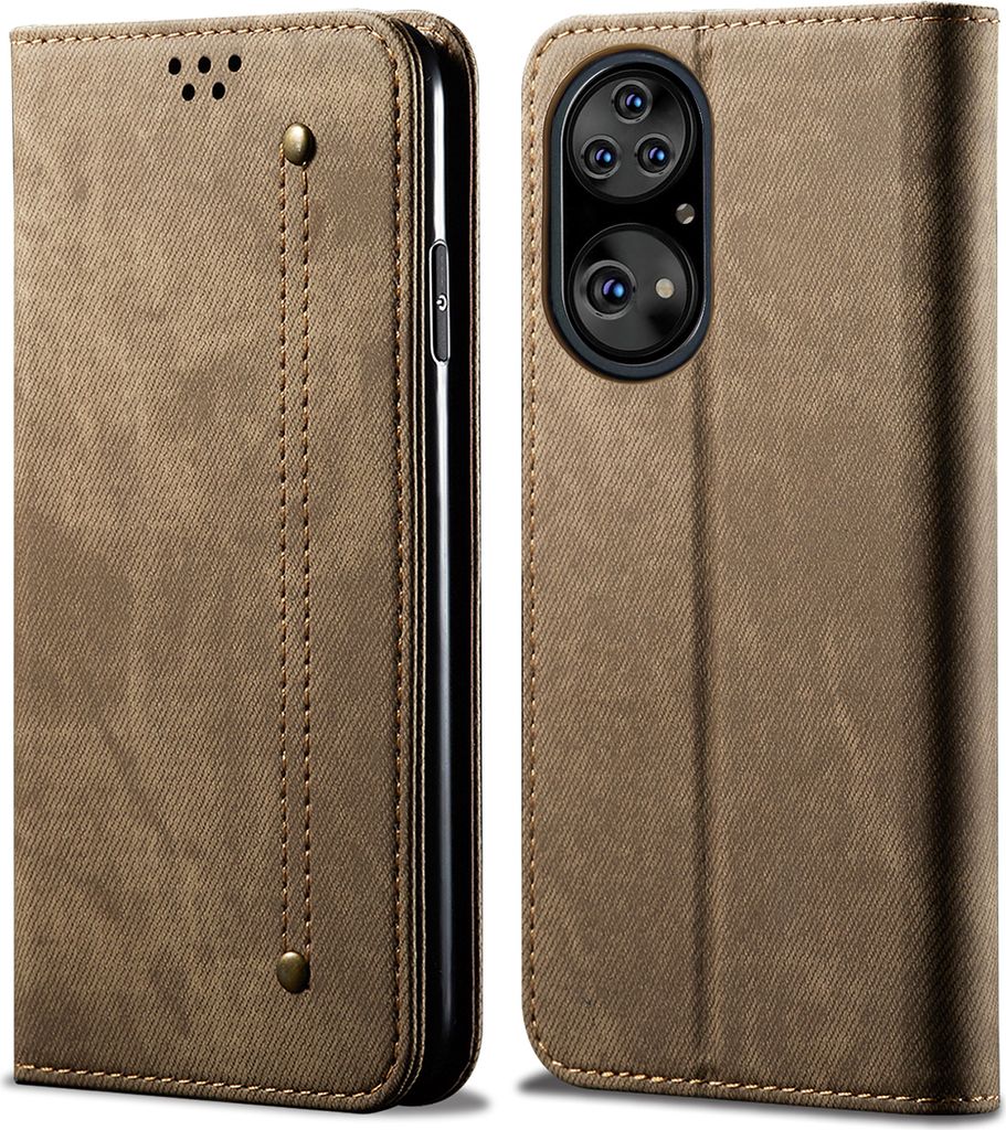 Huawei P50 Pro Case, étui portefeuille en cuir avec Image du produit 