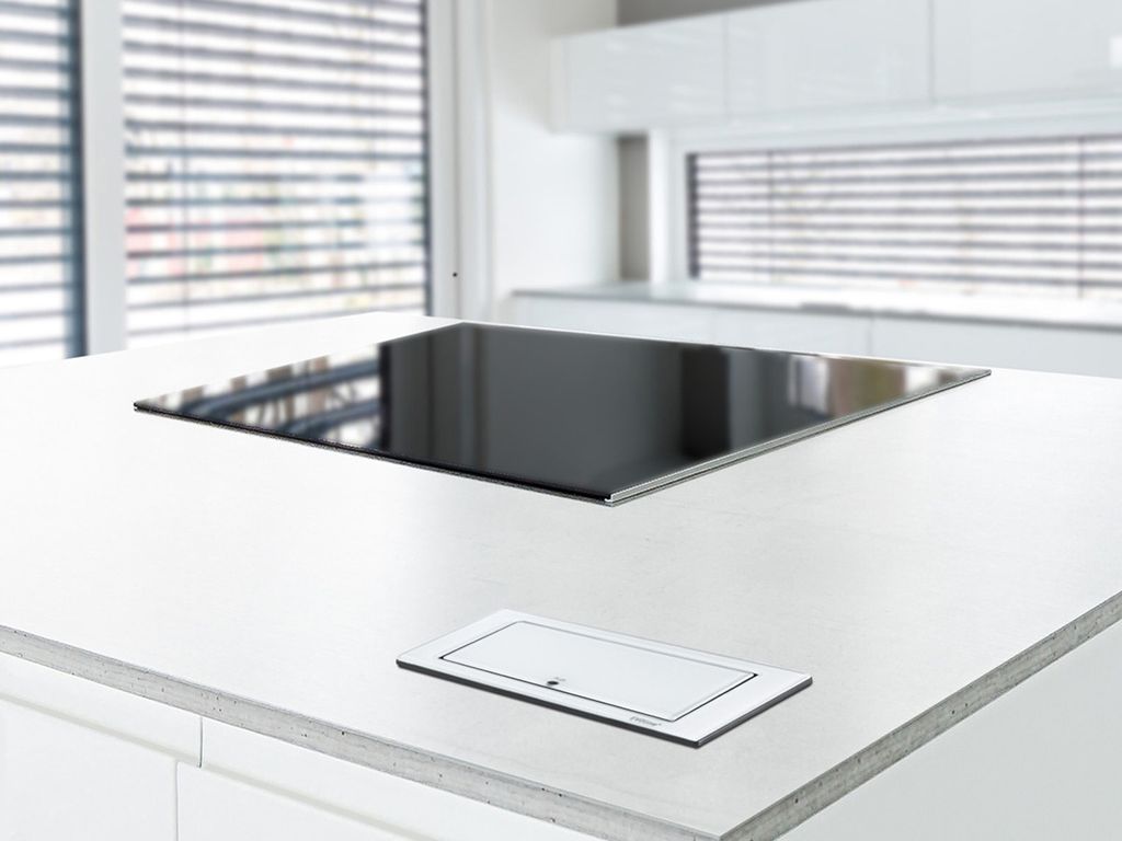 Evoline Backflip, Edelstahl 2-Fach Steckdose 417515 Produktbild 45