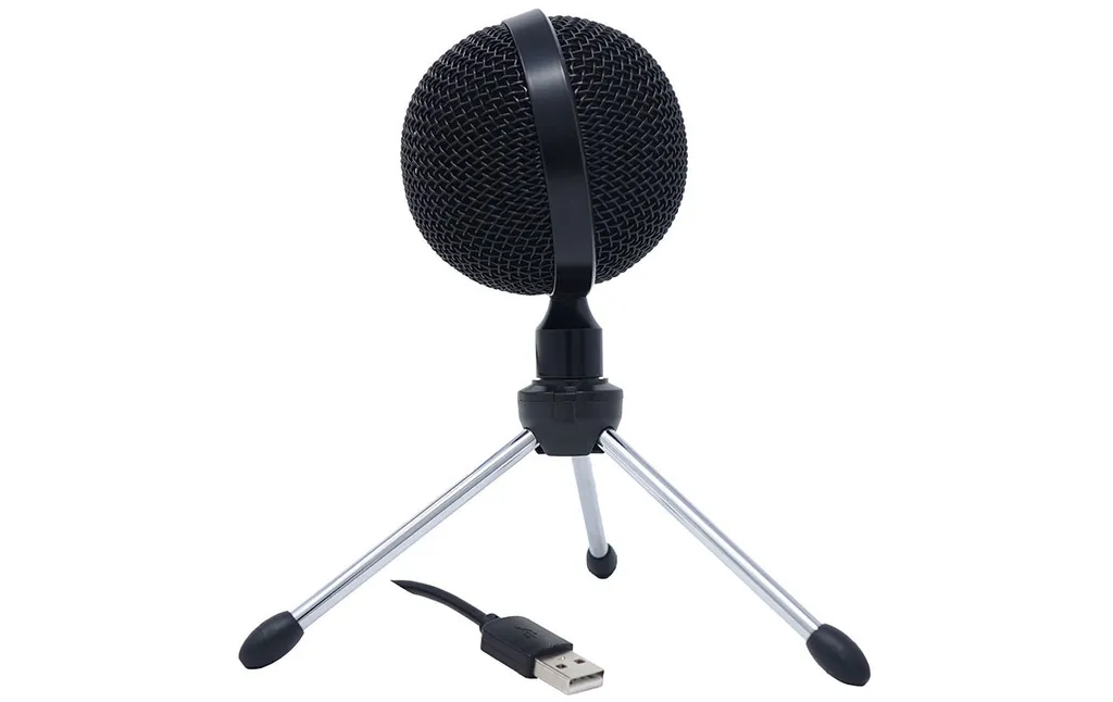 Microphone de Conférence pour Télétravail et Réunions Empire Media Noir