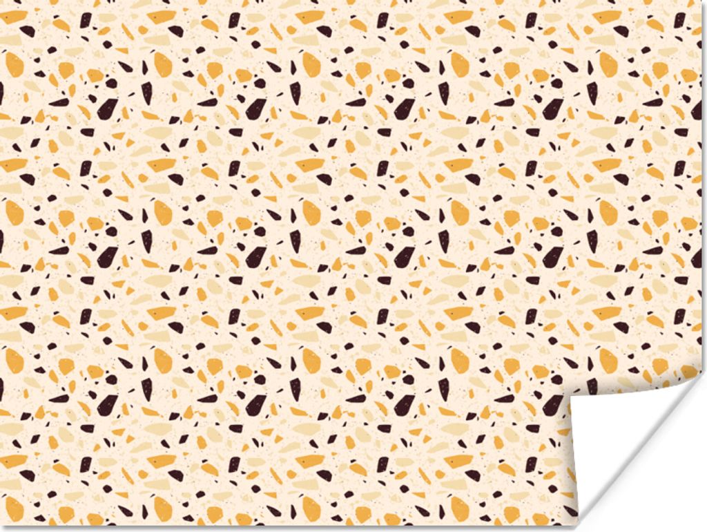 MuchoWow Poster Muster - Terazzo - Textur 40x30 cm - Plakate für die Wände - Poster Wohnzimmer