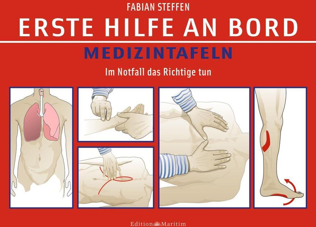 Erste Hilfe an Bord - Medizintafeln